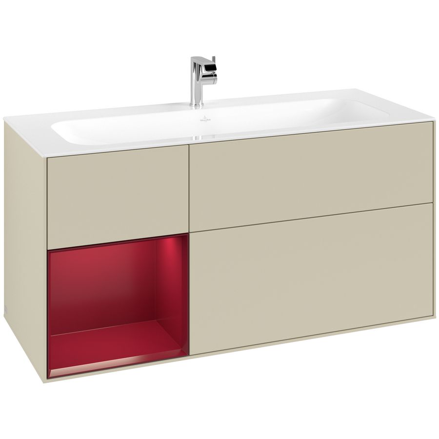 Wastafelonderkast Finion 1196x591x498mm S.Grey Matt Lacquer G060HBHJ
