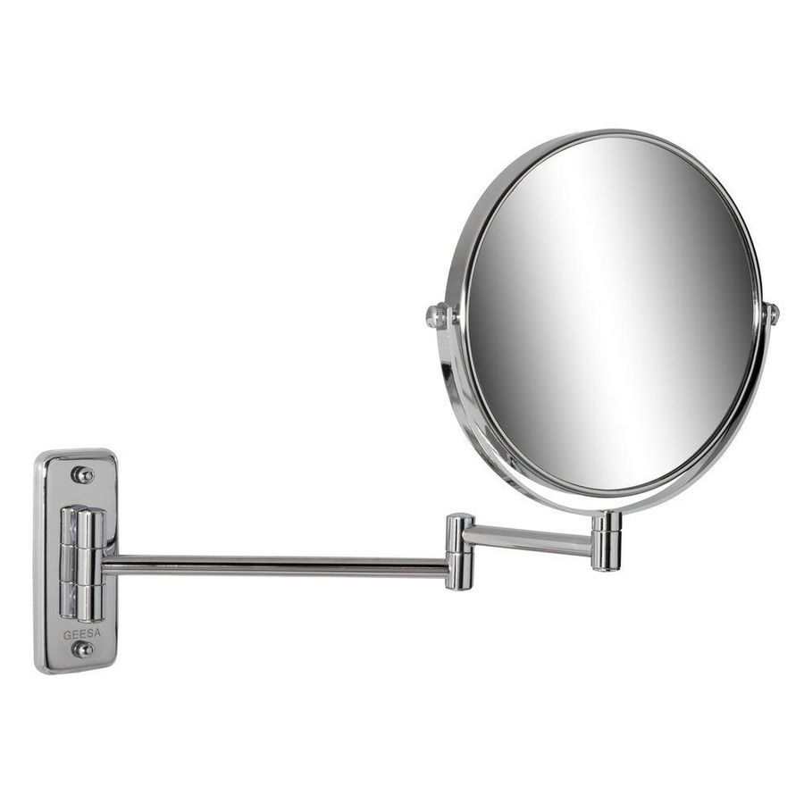 Scheerspiegel 200mm chroom 2x arm normaal 3x vergr. MIRROR