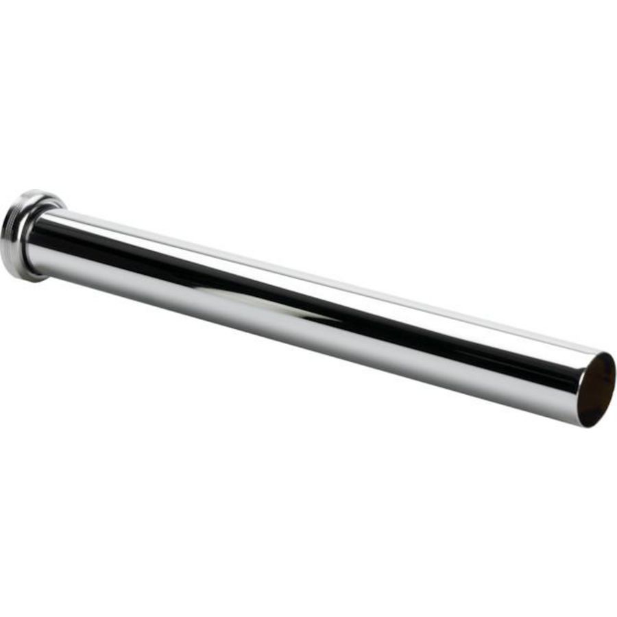 Buis Met Kraag 32x300 messing/verchroomd