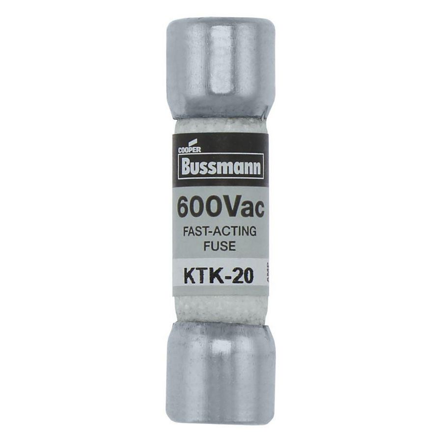 Zekering laagspanning 20A AC 600V 10x38mm UL CS VVE=10