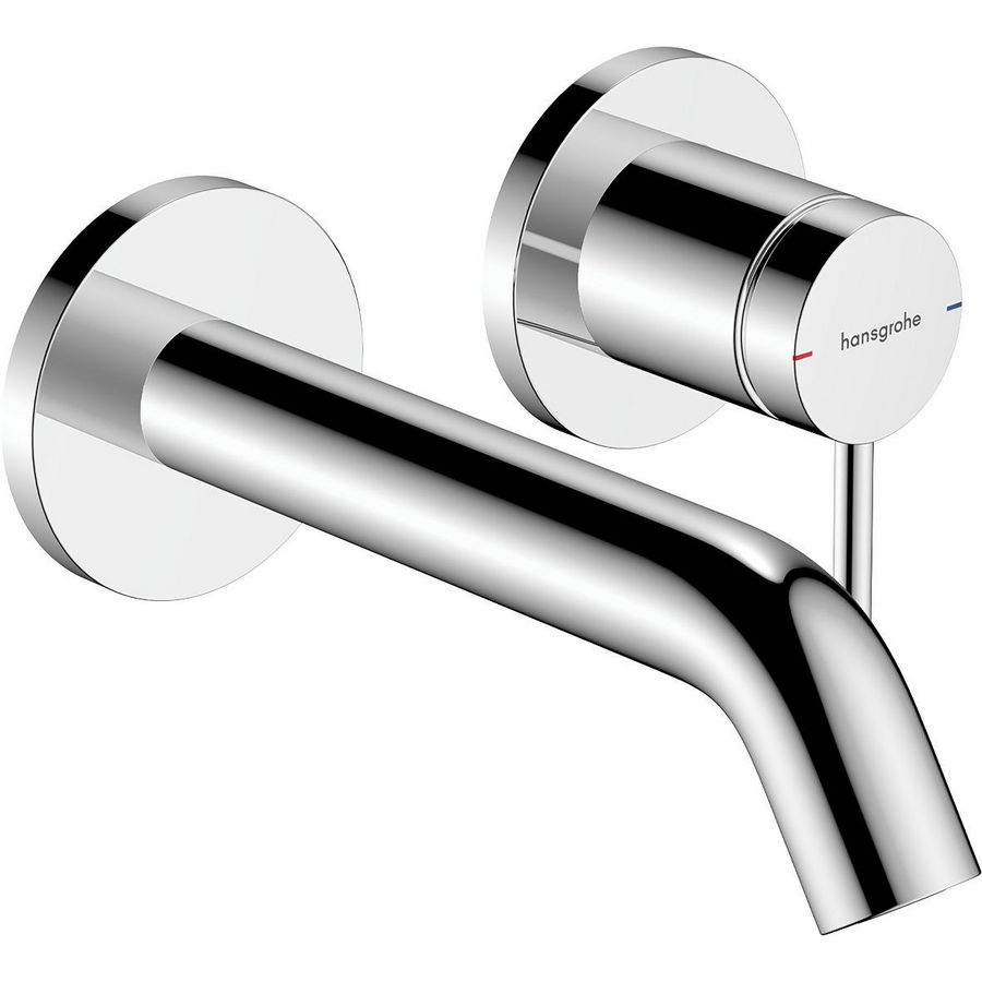 Tecturis S 1-hendel wastafelmengkraan inbouw chroom. 16,5 cm