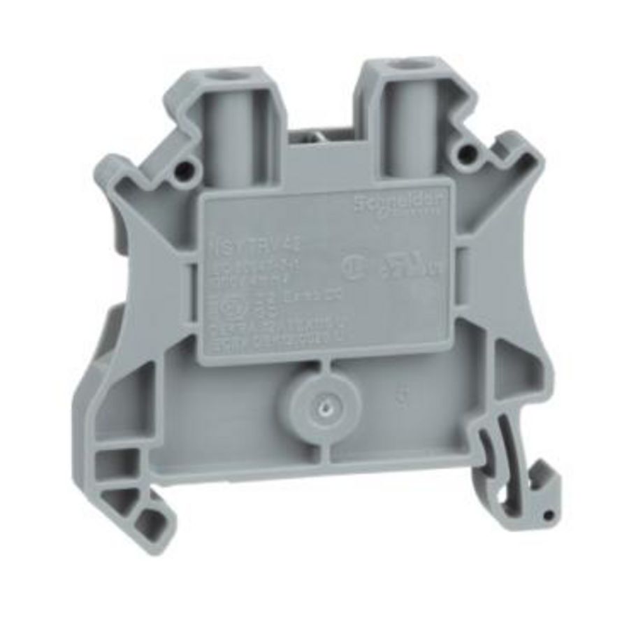 Doorvoer klemmenblok 4mm² 32A Grijs Linergy VVE=50
