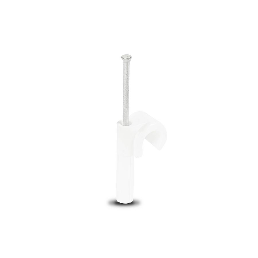 Doos a 100st. Plugclip nagel 8/10mm wit