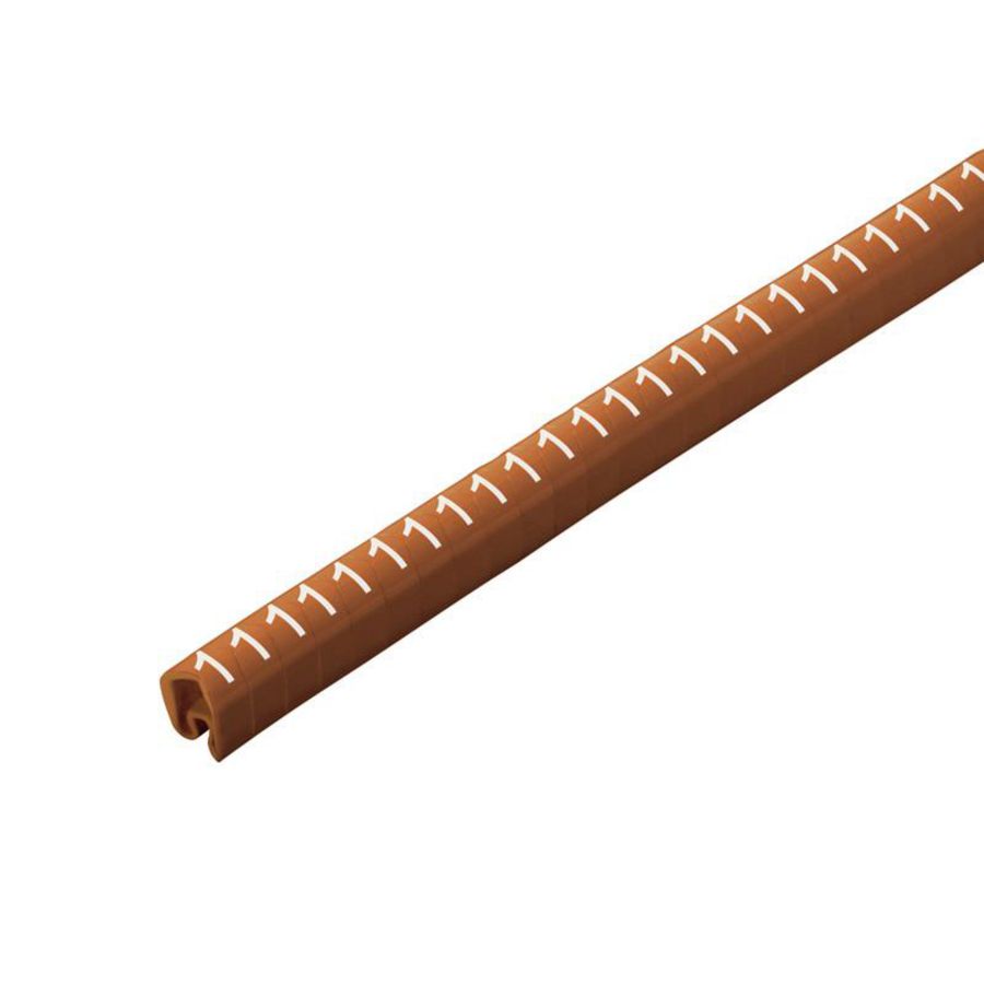 Kabelcoderingsyst. bruin O.D.4-10mm PVC so VVE=250