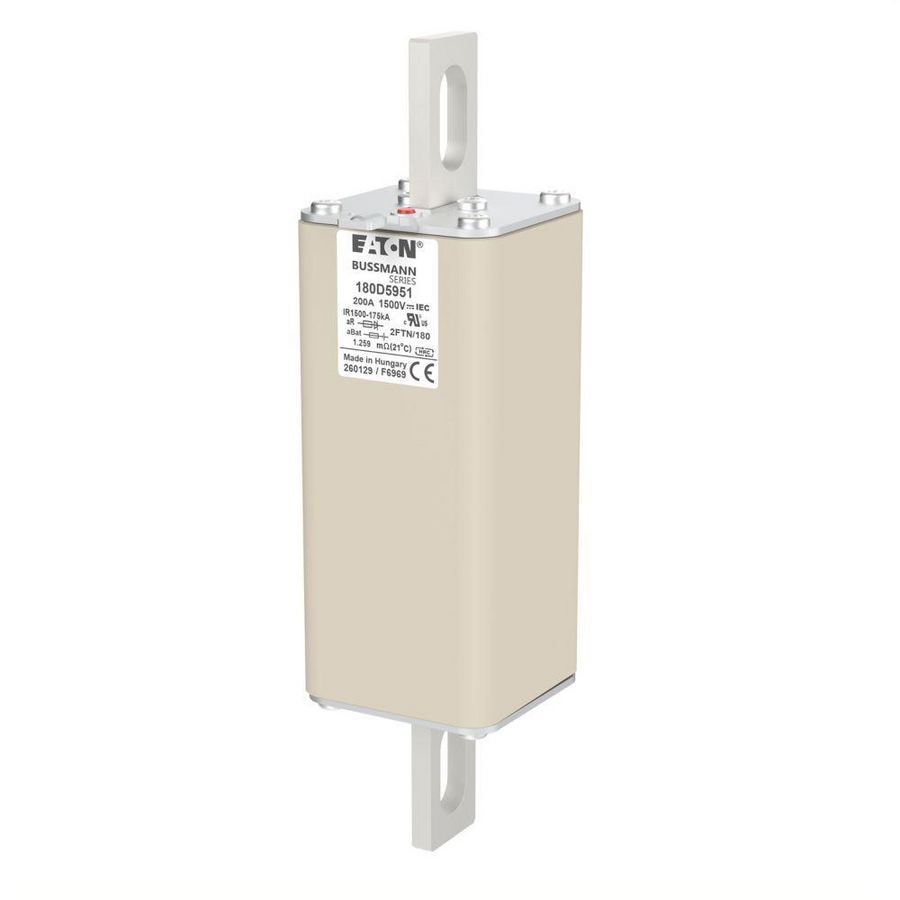 Fuse-link high speed 200A 1500 Vdc 100 kA @10 ms L/R: 250 kA
