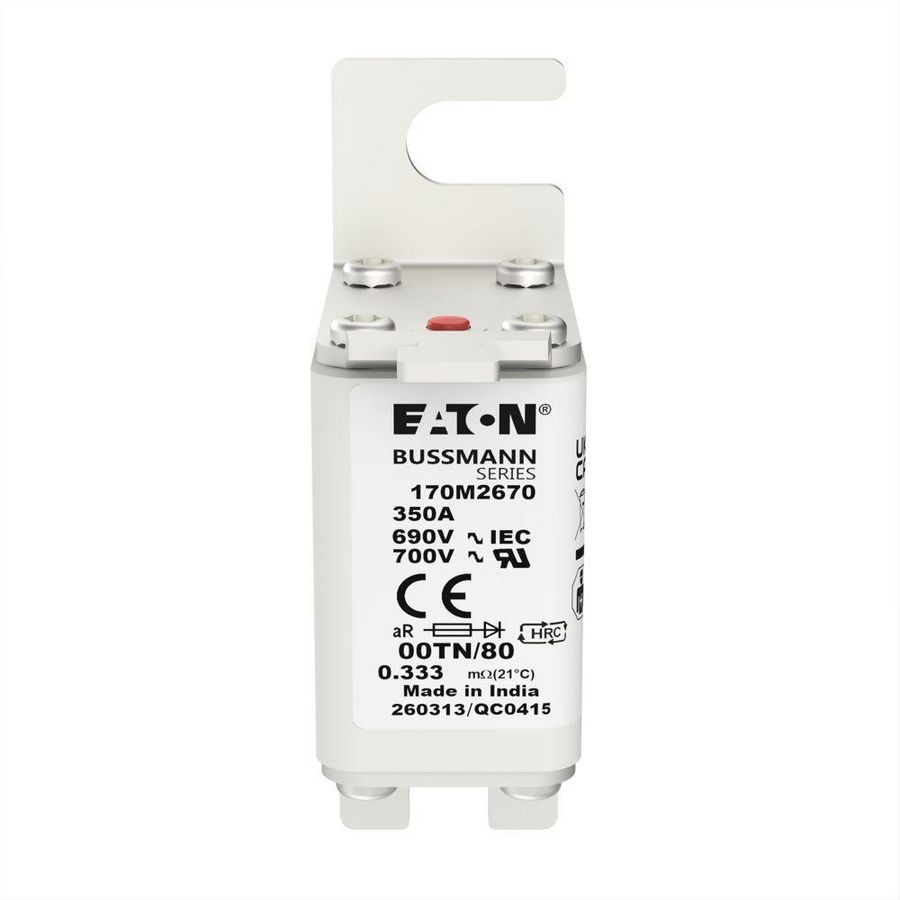 Zekering hoge snelheid 350A AC 690V 200kA 00 aR IEC VVE=6