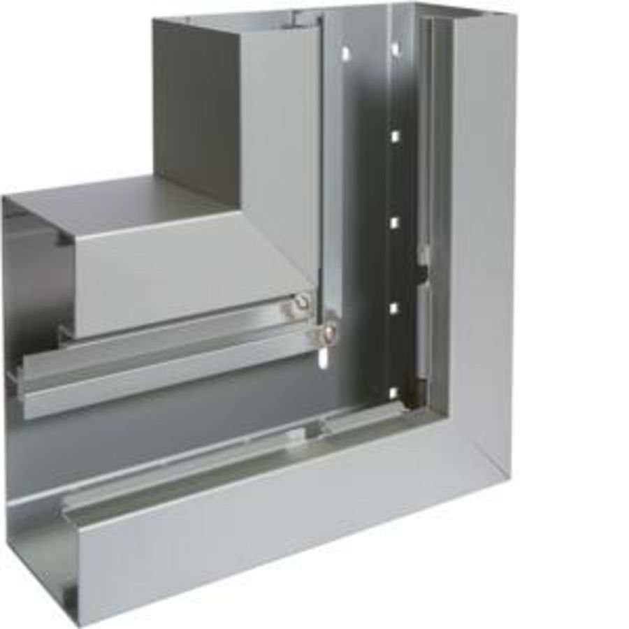 Vlakke hoek aluminium goot BRA 85x170mm natuurgeeloxeerd