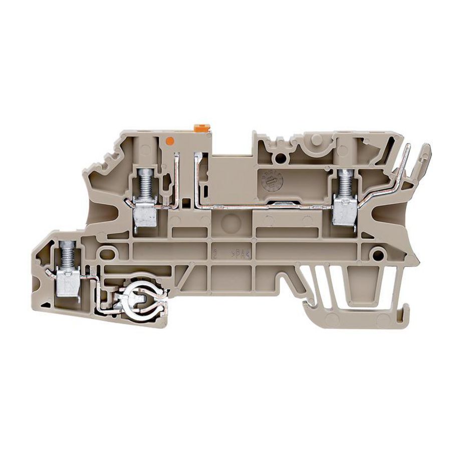 Scheidingsklem d.beige 2.5mm² 20 A, 1357440000 VVE=50