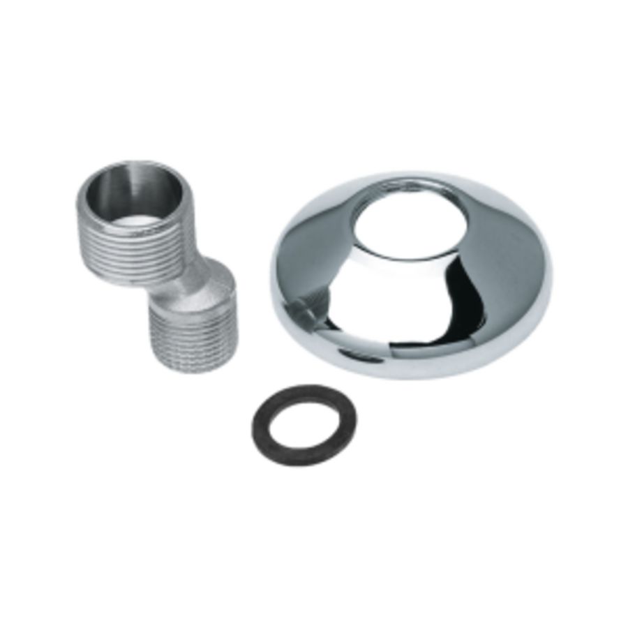 Zak a 2st. S-koppeling sprong 9,5mm 3/8"x1/2" incl. chroom rozetten