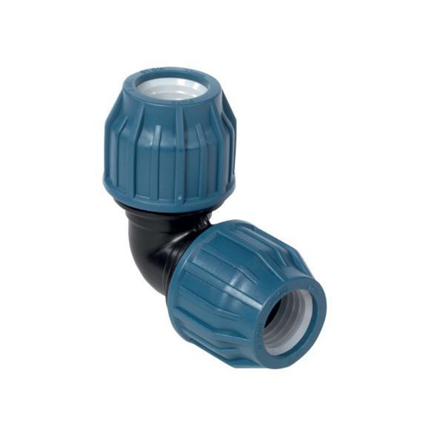 PE X PE 90° bocht 63/5