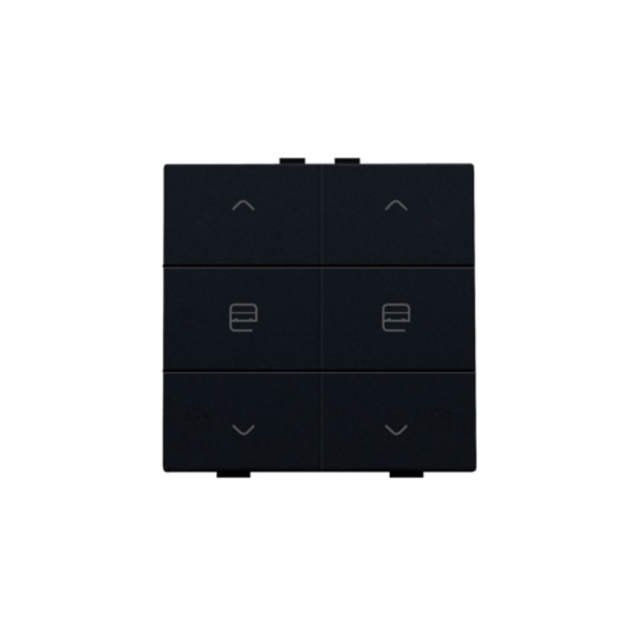 Dubbele motorsturingsbediening Home Control black c.