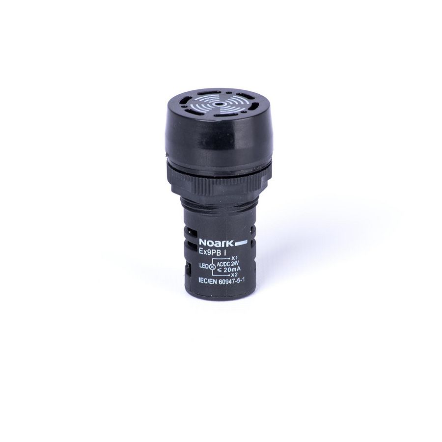 Paneelzoemer continue zwart 110V AC