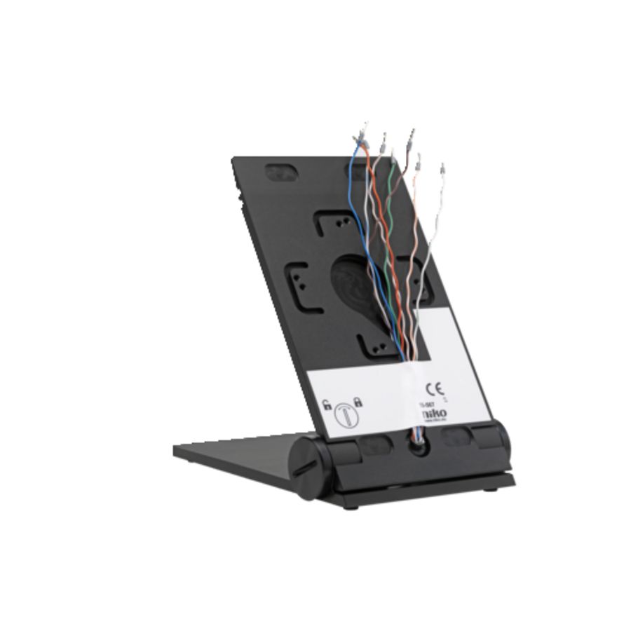 Toegangscontrole-tafelsteun witte videobinnenpost