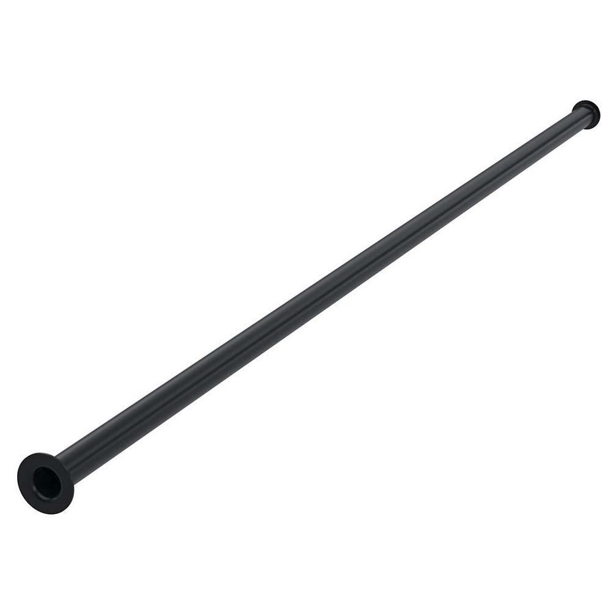 Aansluitpijpje 500mm diameter 10mm flens 1/2x3/8" mat zwart koper