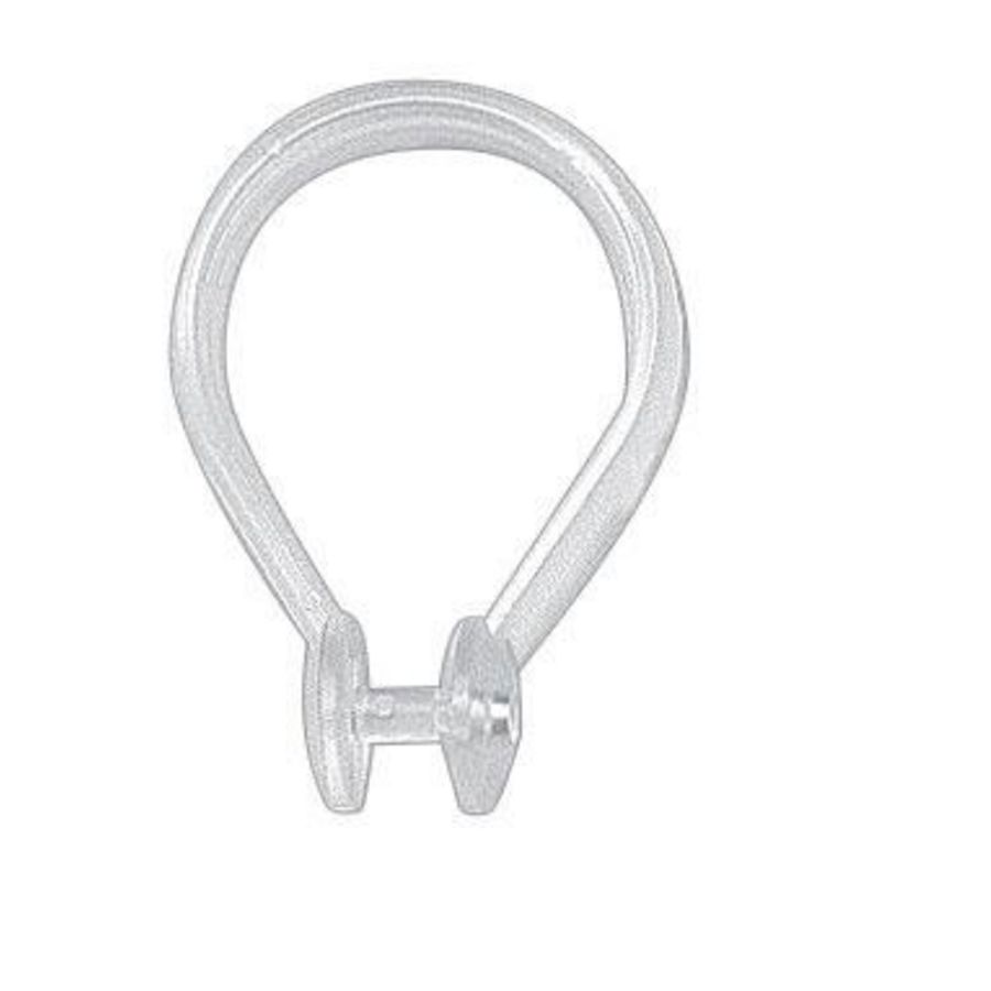 Gordijnhaak kunststof set 6st.