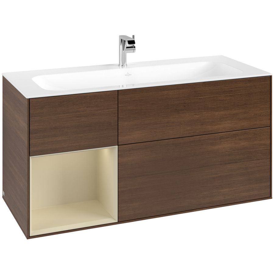 Wastafelonderkast Finion 1196x591x498mm W.Veneer F060HJGN