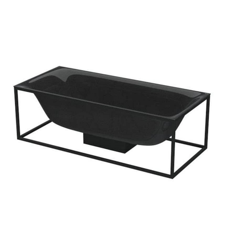 Bad BetteLux Shape 1800×800mm Midnight BetteGlazuur Plus