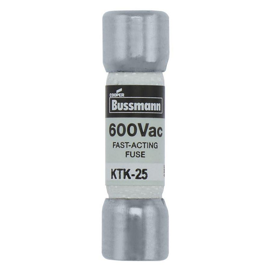 Zekering laagspanning 25A AC 600V 10x38mm UL CS VVE=10