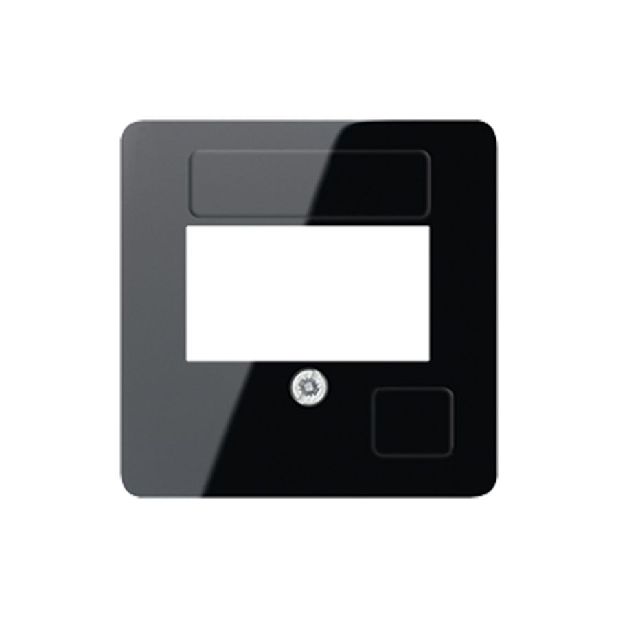 Afdekking 50x50 zwart voor o.a. USB21-2