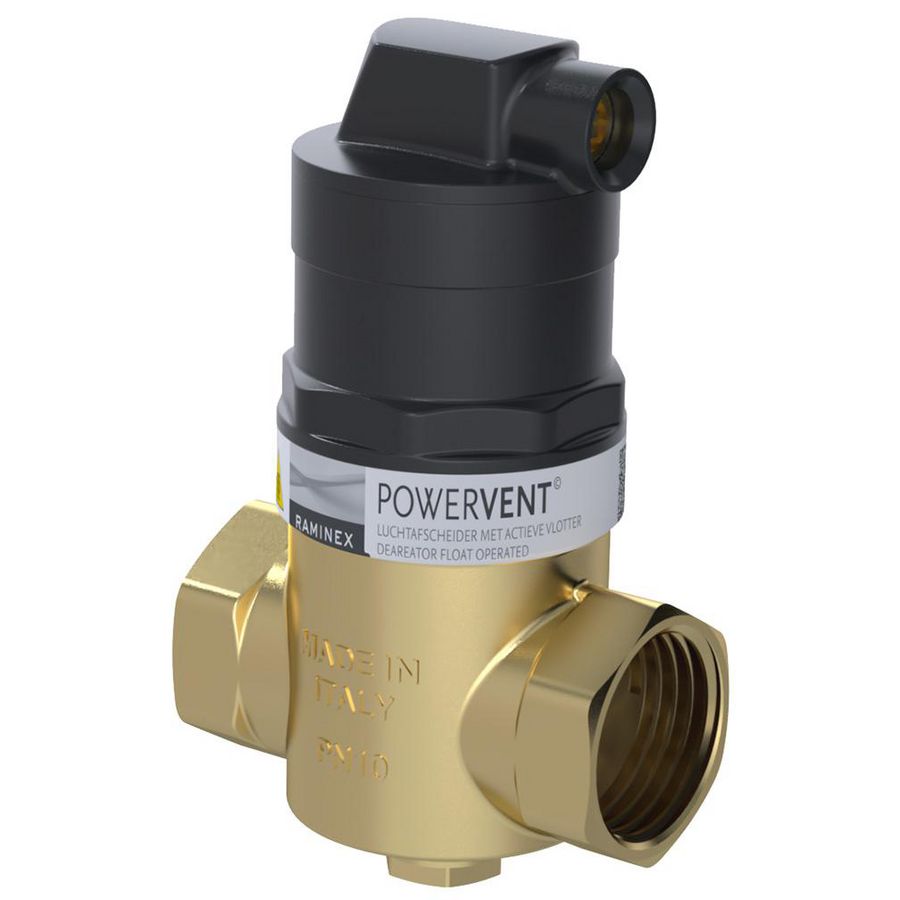 Luchtafscheider POWERVENT-INLINE-LT DN32 1.1/4"bi.dr. max 6bar