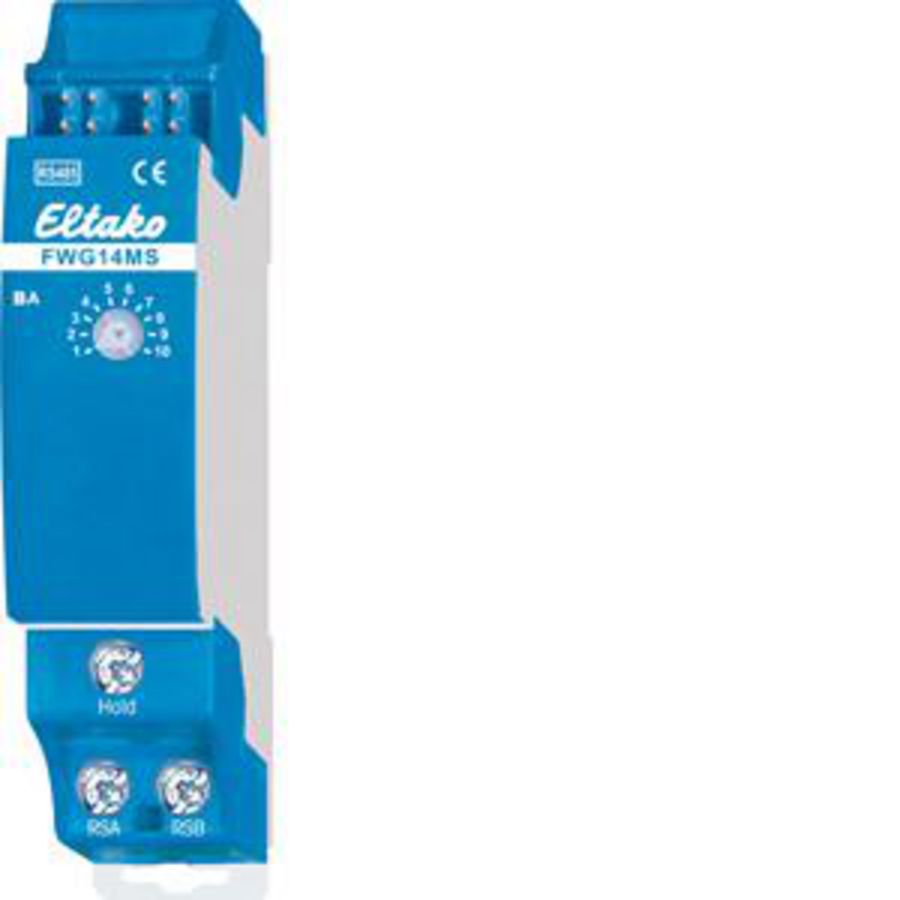 DIN-rail EnOcean RS485-bus 14-serie gateway v.