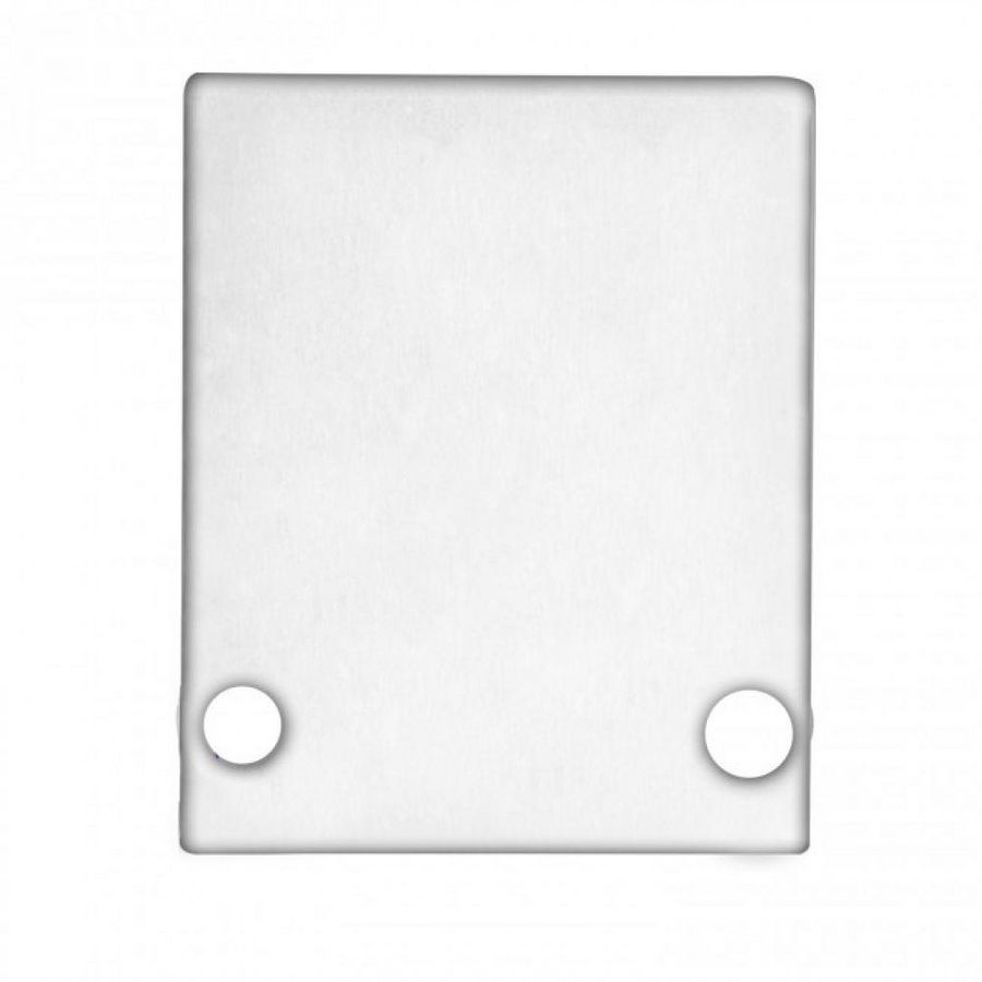 Eindkap E89 voor profiel VA1 incl. schroeven alu RAL9003