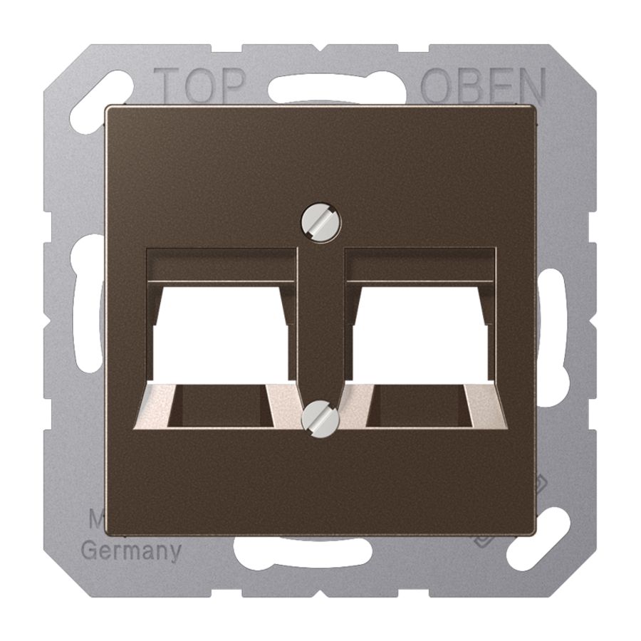 Afdekking A500 mokka voor mod.jack 2-voudig