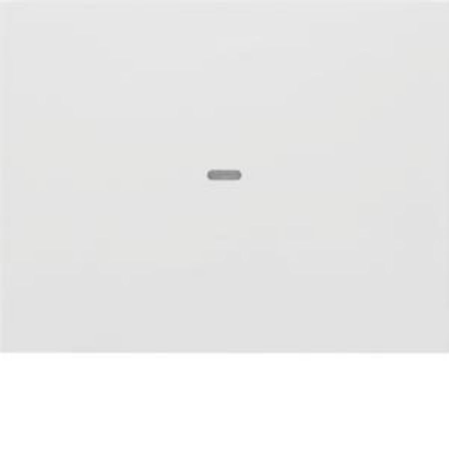 Drukknopmodule afdekking 1-v voor berker K polarwit