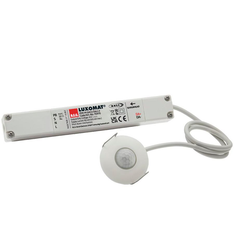 Aanwezigheidsmelder PD9 360gr. IB wit IP20 DALI 10m 1Kanaal