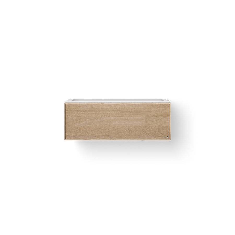 Solid Facet 100cm bovenbl wasbak 850mm meubel+1 la oud grs
