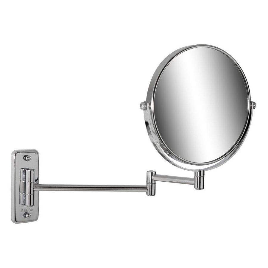 Scheerspiegel 200mm chroom 2x arm normaal+5x vergr. MIRROR