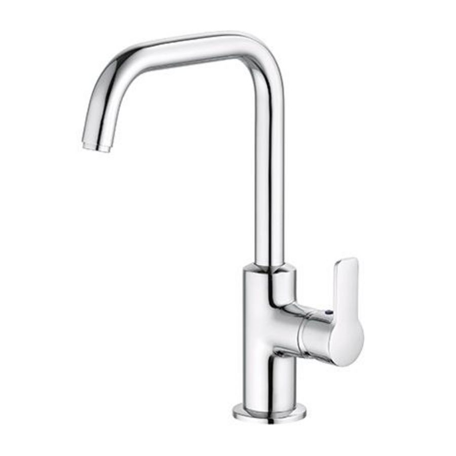 Pure&easy wastafelmengkraan met waste 205 chroom