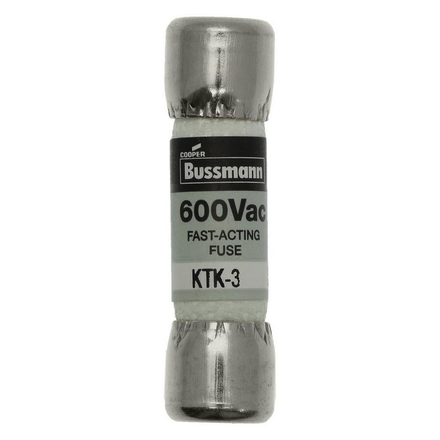Zekering laagspanning 3A AC 600V 10x38mm UL CSA VVE=10