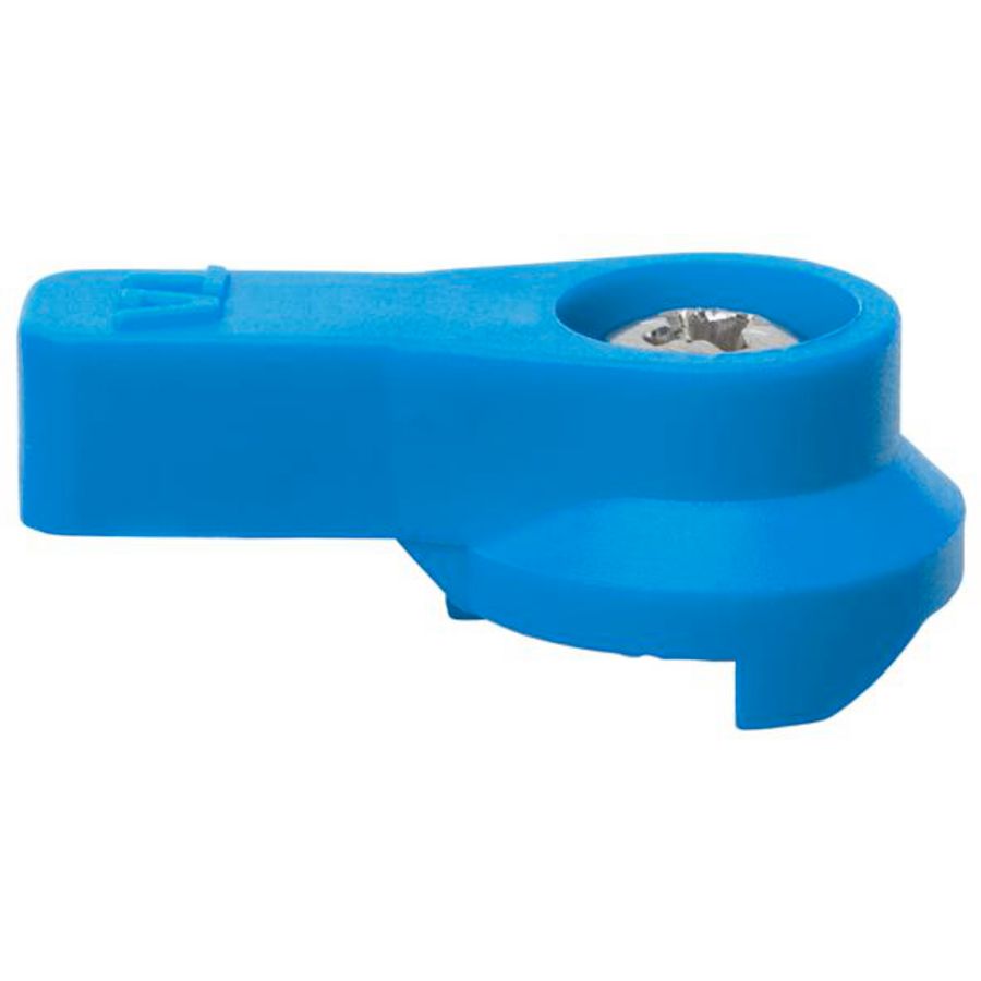 TA400 hendel blauw voor kogelafsluiter