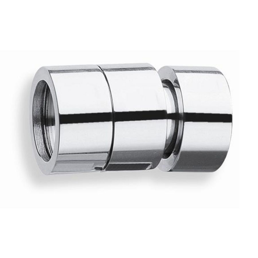 Adapter excentrisch glansverchroomd voor hoekaansluiting voo