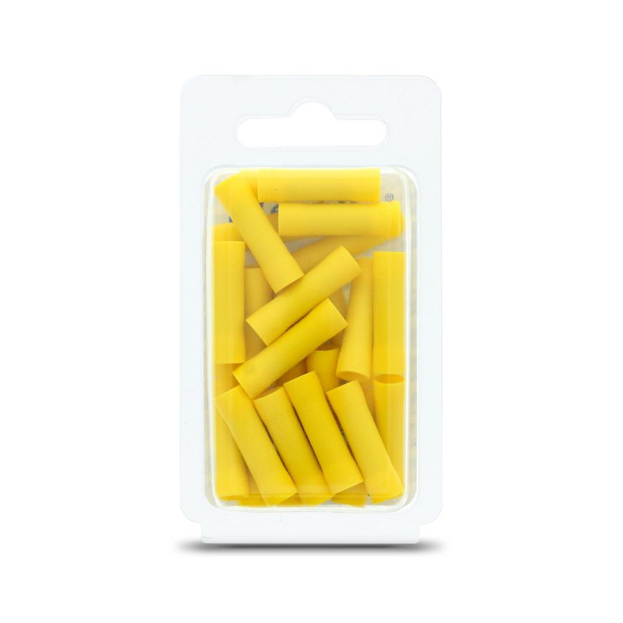 Blister a 25st. geisoleerde stootverbinder 4-6mm² PVC