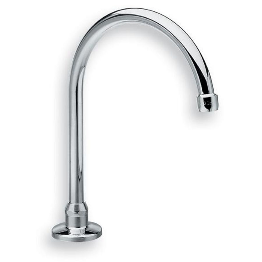 Wastafeluitloop Ø18mm draaibaar + perlator chroom 1/2