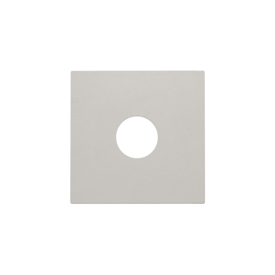 Afwerkingsset voor enkelvoudige coaxaansluiting voor tv light grey