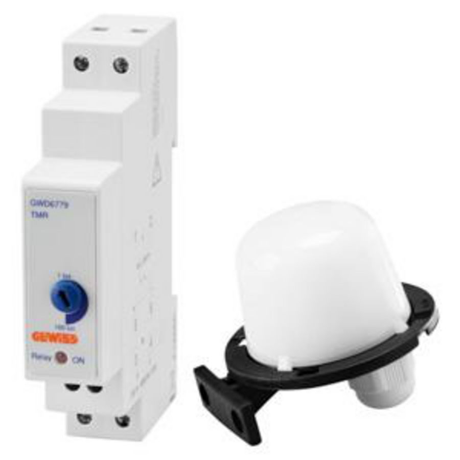 SCHEMERSCHAKELAAR-BUITENTASTER-1…100LUX-1 NO-CONTACT -