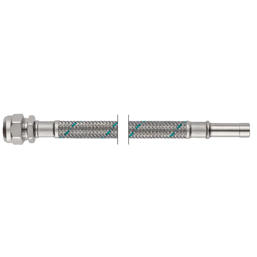 Flexibele slang DN8 Knelkoppel Xbuis 3/8/10MMX10MM 66860040