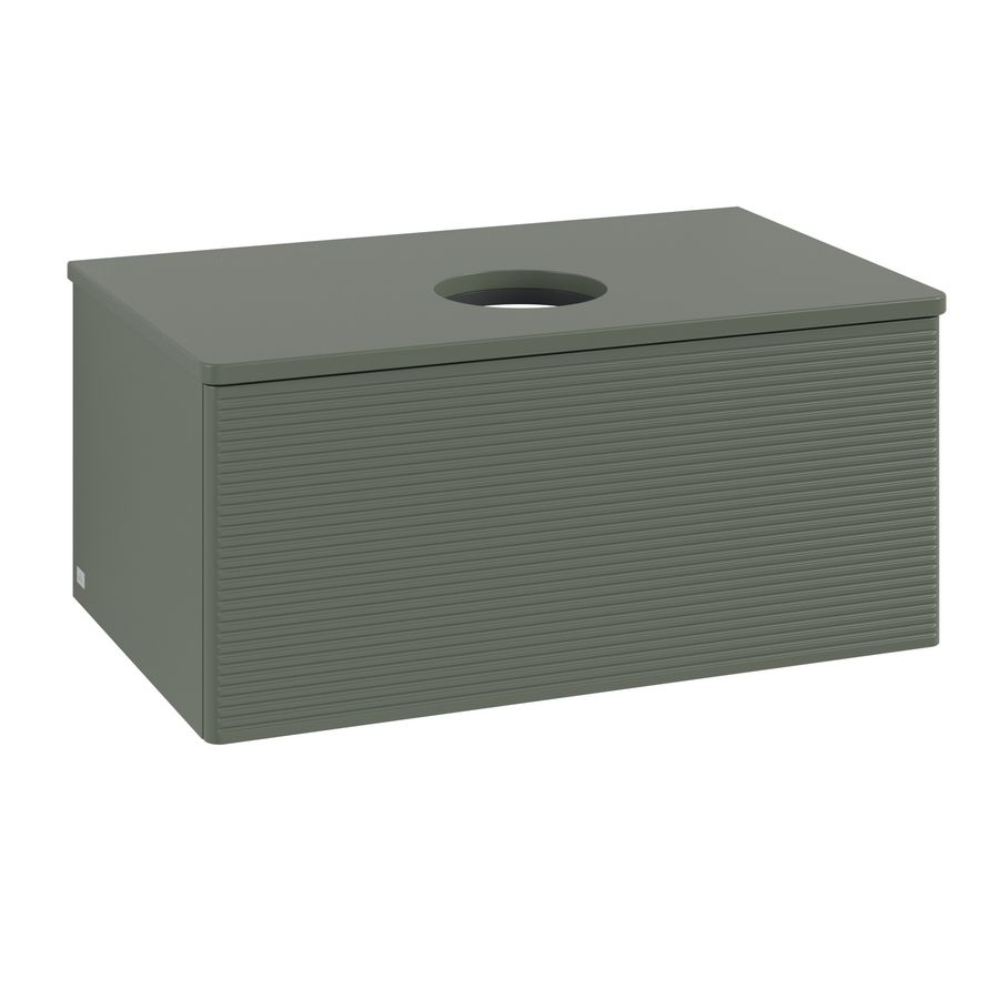 Wastafelonderkast Antao 800x360x500mm L.Green Matt Lacquer K30110HL