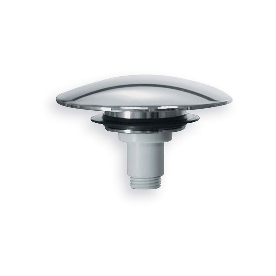 Losse plug met Up&Down sluitmechanisme / 72 mm / chroom