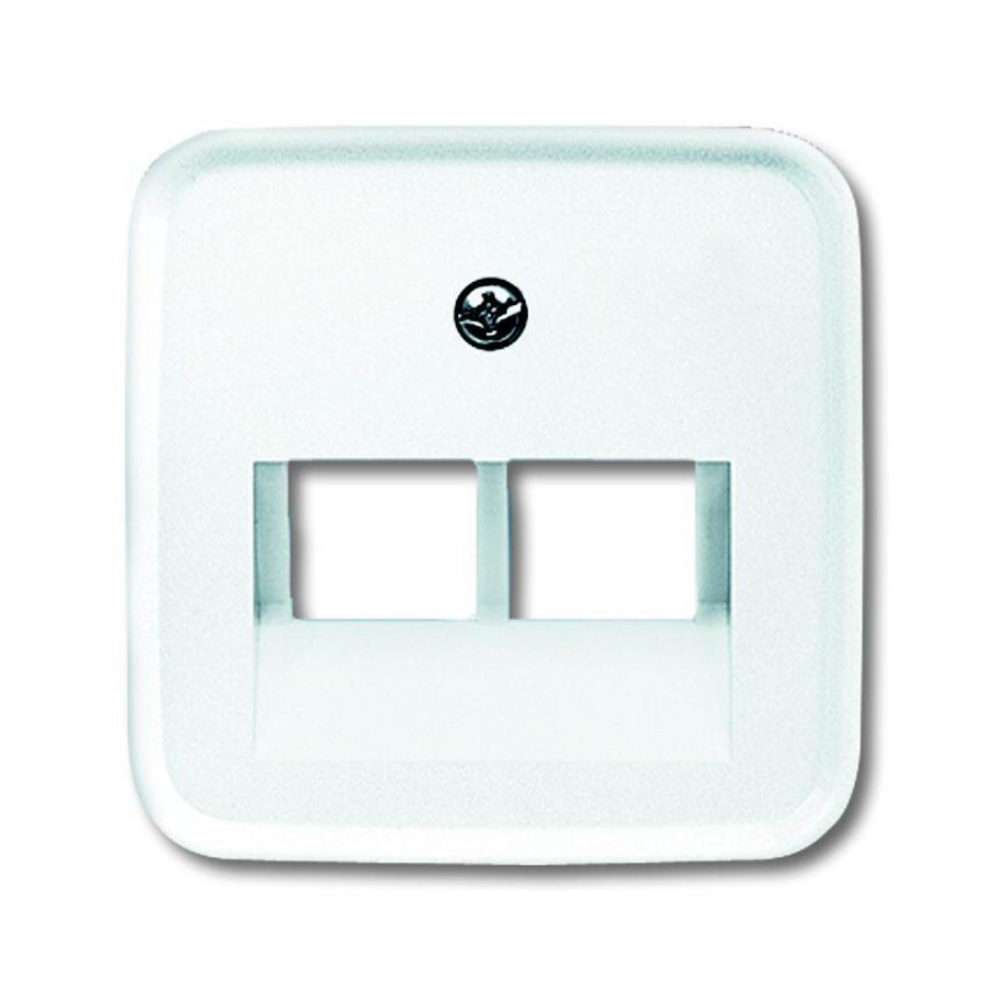 Centraalplaat voor datadoos 2 x RJ45 R-alpin
