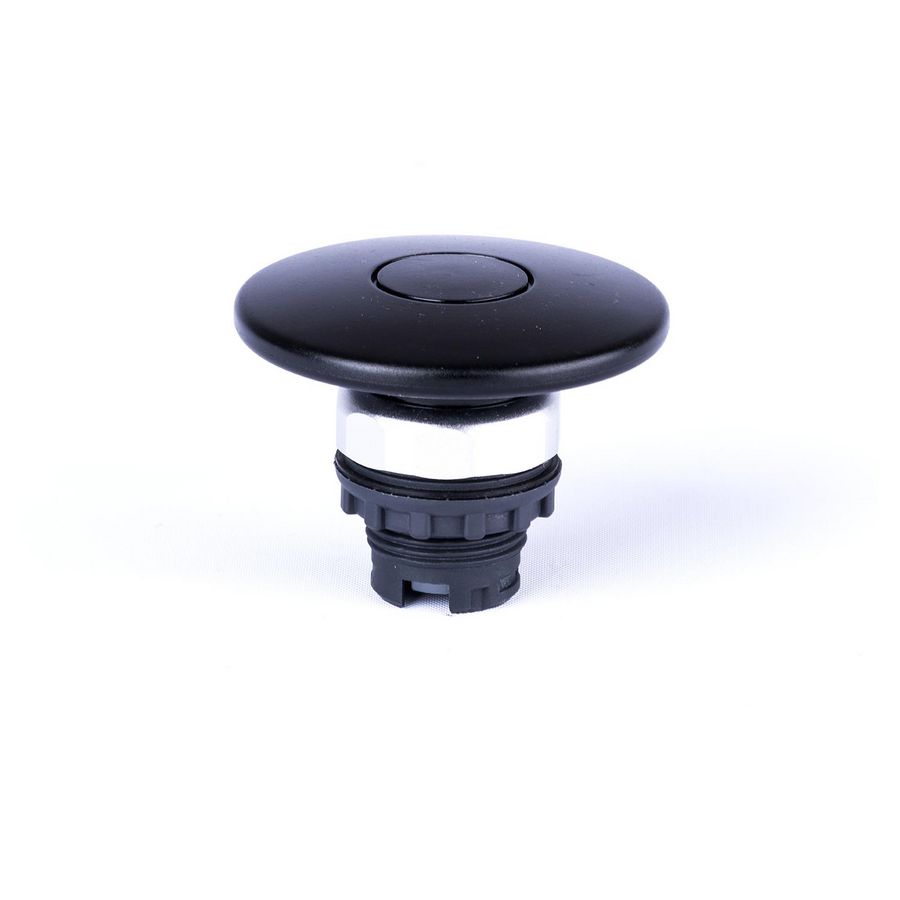 Knop paddestoel 60mm tijdelijk zonder print zwart
