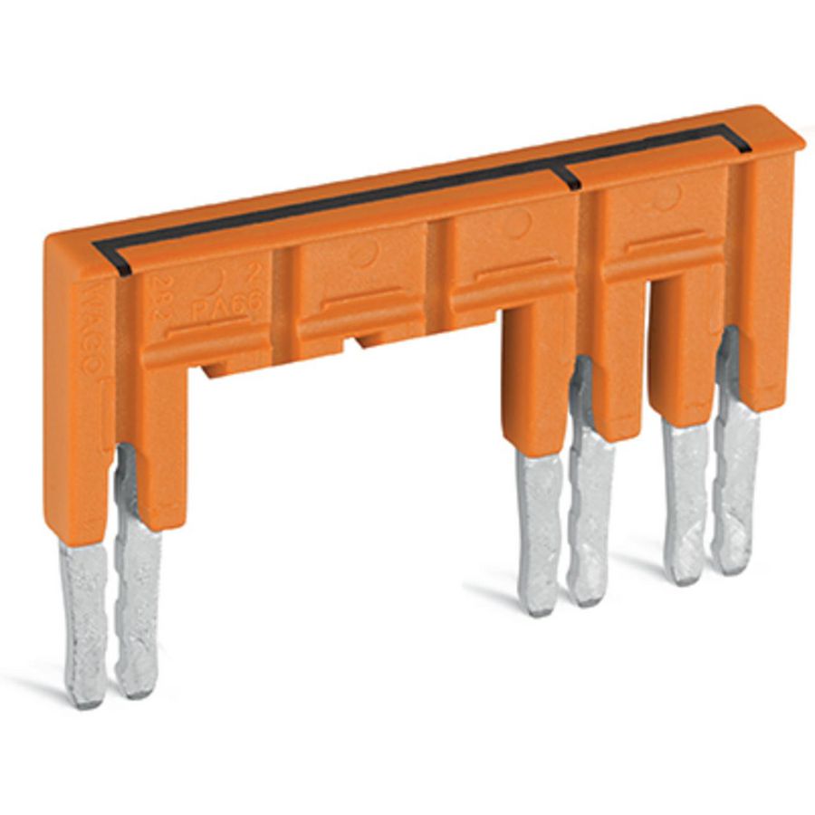 Brug geisoleerd oranje 282-435/301-000 VVE=10