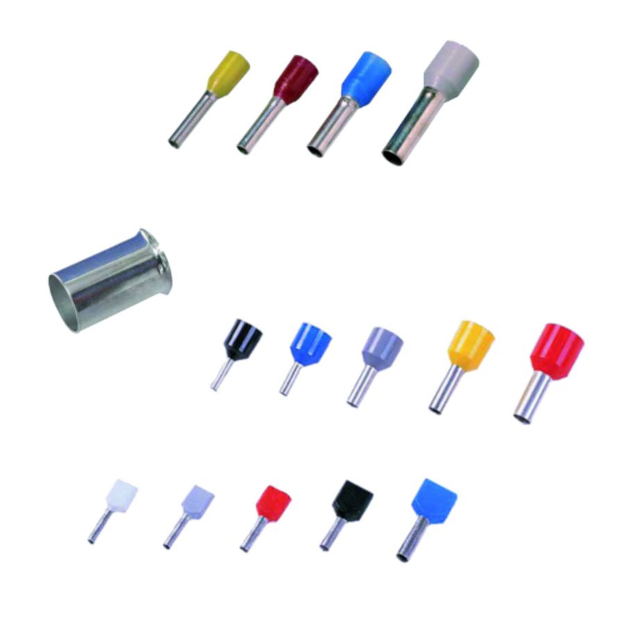Adereindhuls geisol. DIN 0,34mm²,6mm L roze ZK500 VVE=500