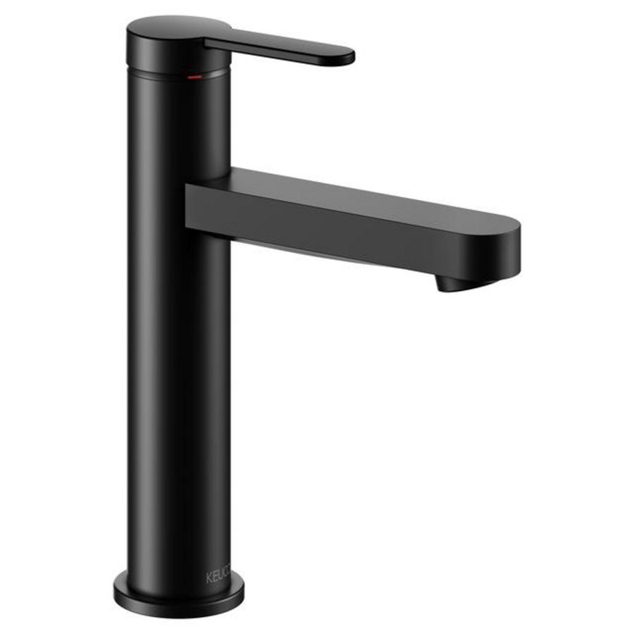 1-hendel wastafelmengkraan 130 mat zw.