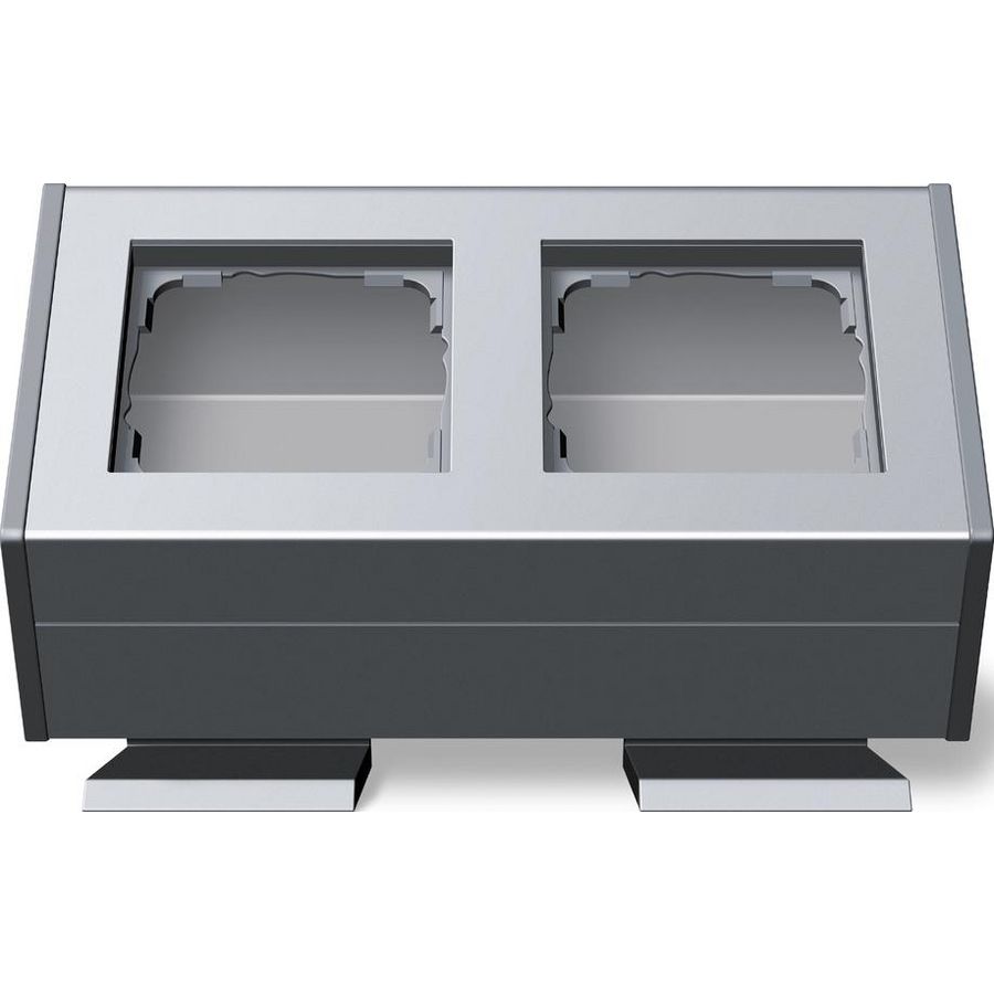 Profiel 2-voudig bevestigingshoek Profiel 55 aluminium