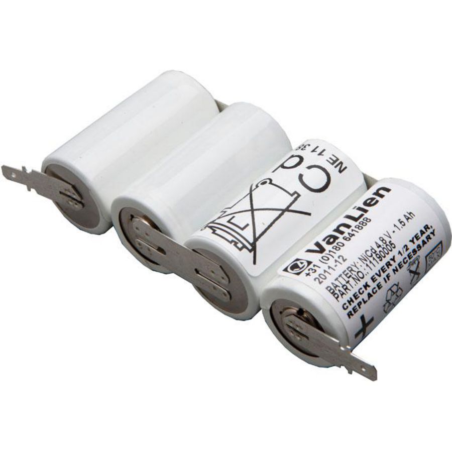 Vervangingsbatterij model blok 4VTCS1500HT voor armaturen