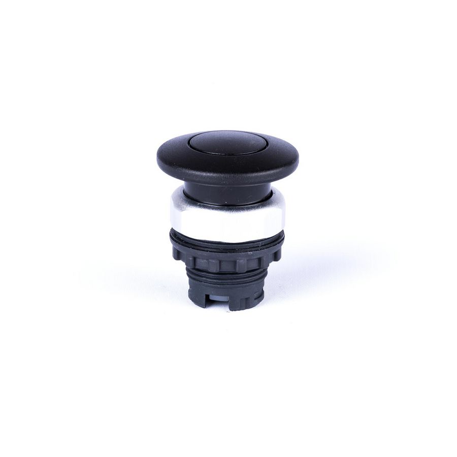 Knop paddestoel 40mm tijdelijk zwart